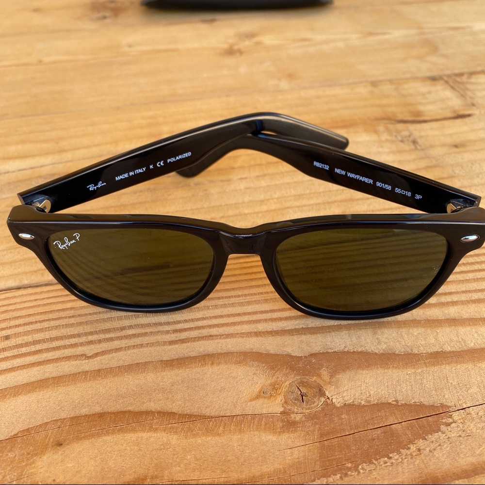 Ray Ban NEW WAYFARER CLASSIC POLARIZED - Picture 3 of 7